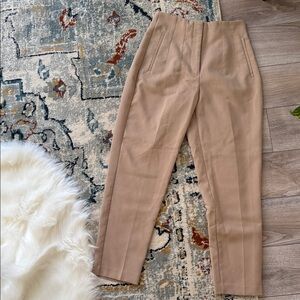 Zara Tan Ankle-Length Women's Pants